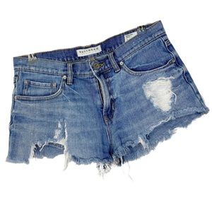 Bullhead Boyfriend Short Ripped Denim Shorts 5